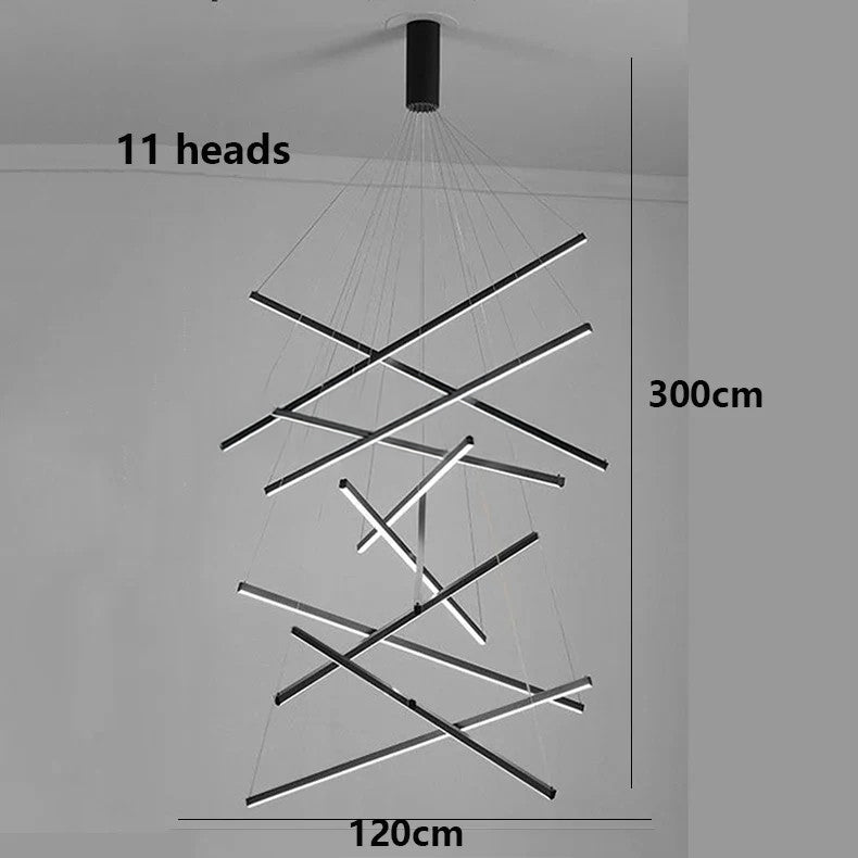 Modern Ceiling Chandelier Elegant Hanging Light Fixture for Dining & Living Room Decor