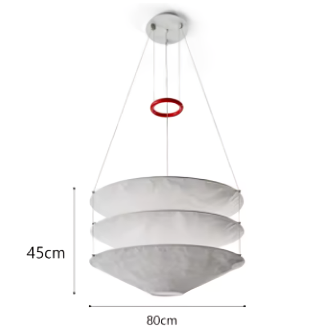 Wabi-Sabi Dupont Paper Pendant Lamp for Living, Dining, and Bedroom