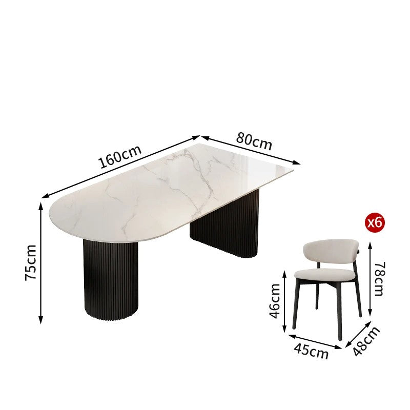 Luxury Modern Dining Table Perfect for Home, Kitchen & Restaurant