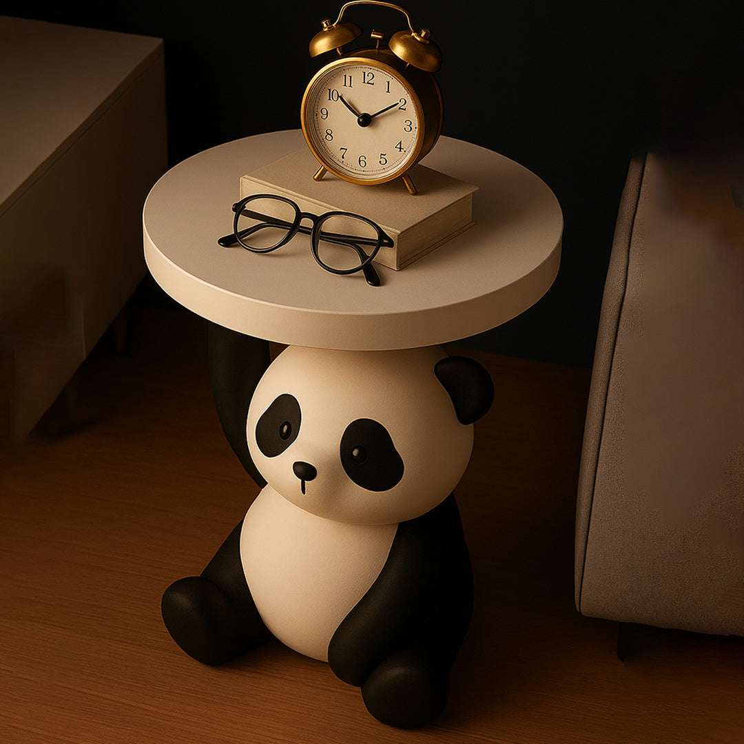 Resin Panda Design Living Room Side Table