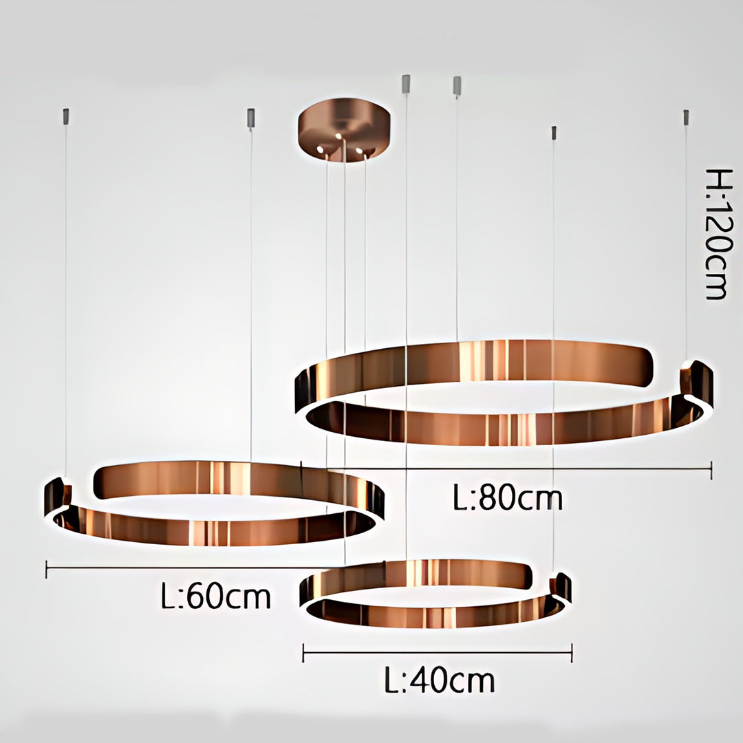 Stylish Modern Round Ring Lamps for interiors and living spaces