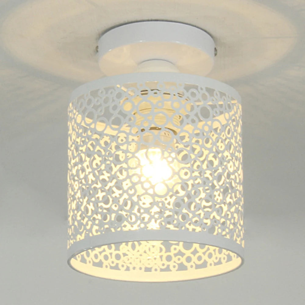 Black Wrought Iron Hanging Light for Any Room