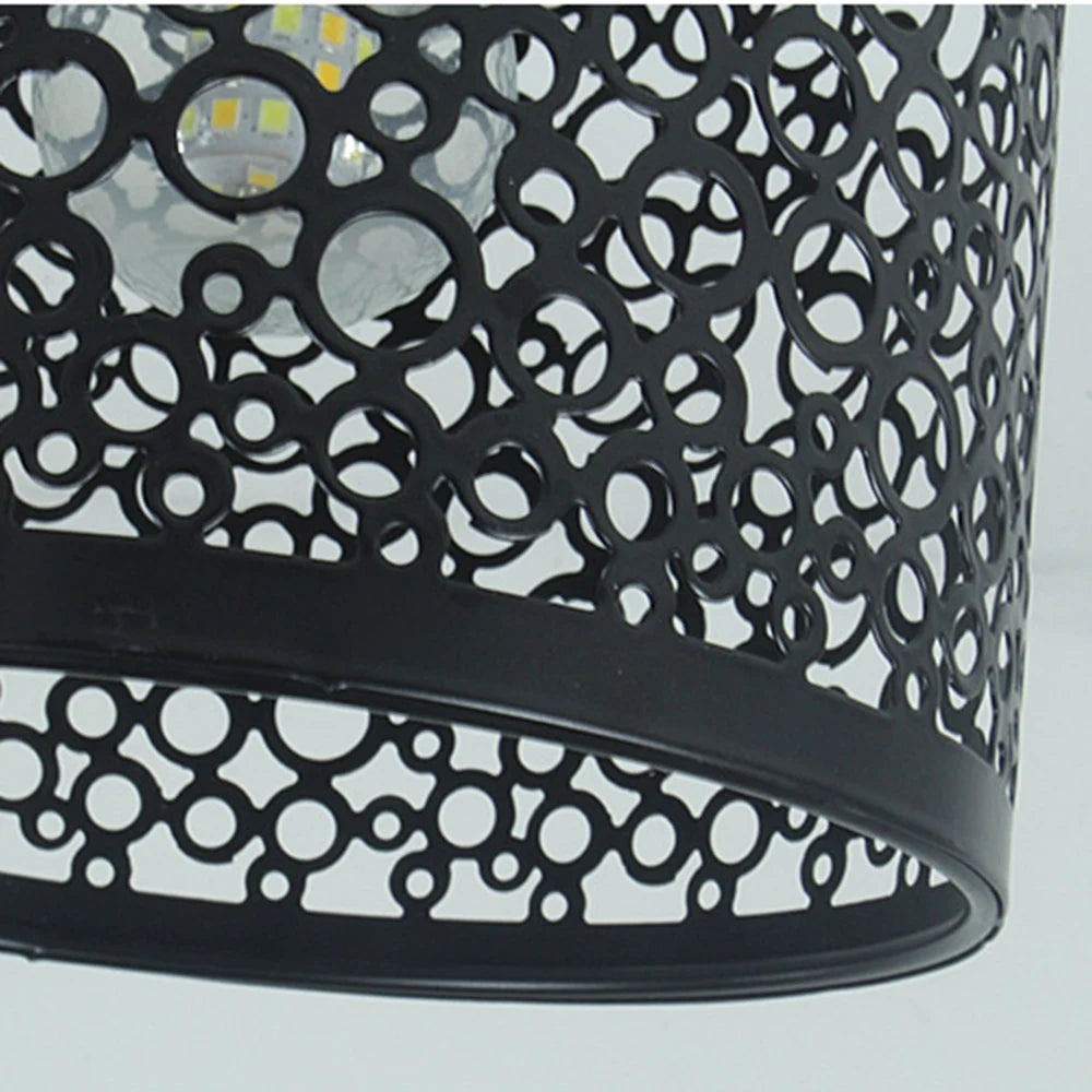 Black Wrought Iron Hanging Light for Any Room