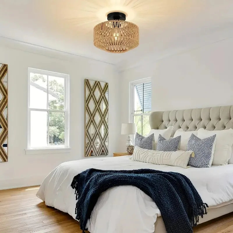 Handmade Bamboo Chandelier Rustic Elegance for Any Room