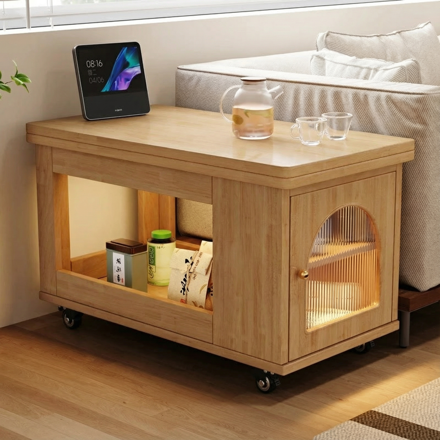 French Rectangle Coffee Table for Living Room & Home Décor