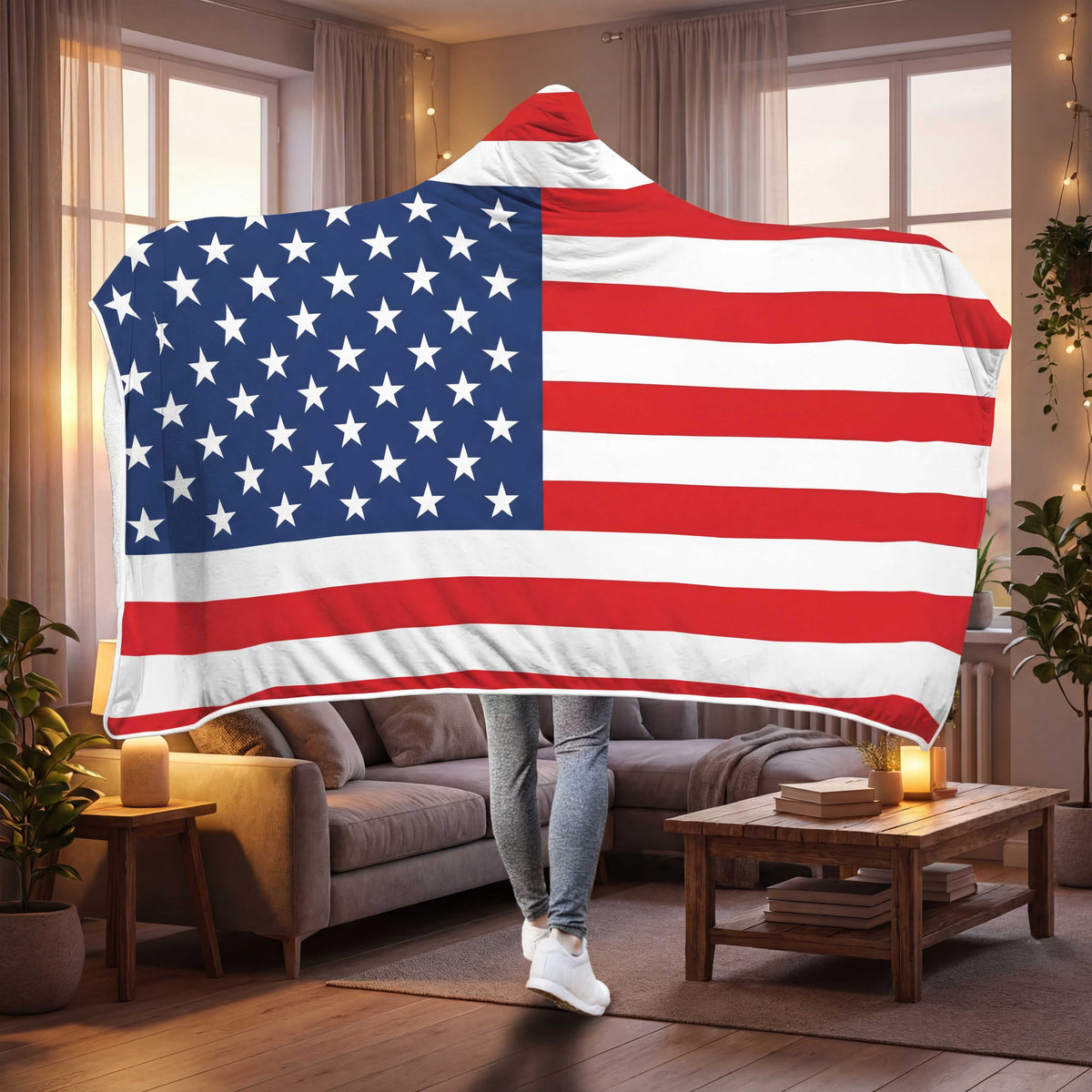 United States Hooded Blanket