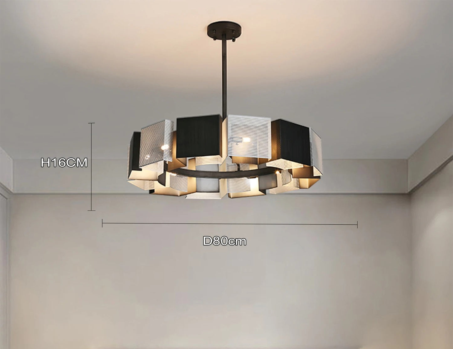 Modern Honeycomb Chandelier Luxury LED Pendant Light for Living Room & Bedroom