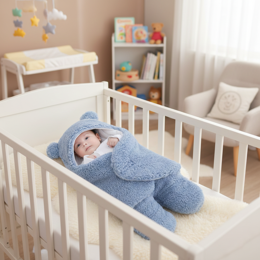 Baby Ultra Soft Fluffy Wrap Blanket for Your Little One