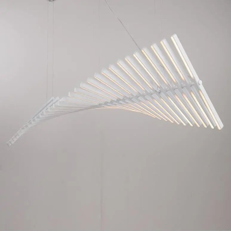 Modern Black/White LED Chandeliers Perfect for Offices & Living Rooms