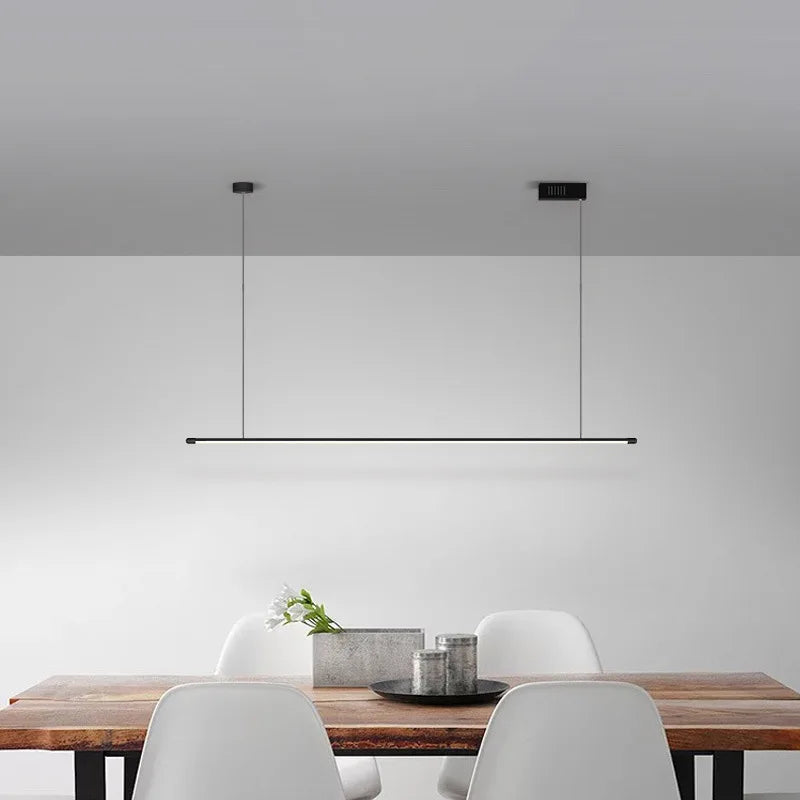 Stylish Long LED Chandelier Perfect Lighting for Restaurants, Cafes & Homes