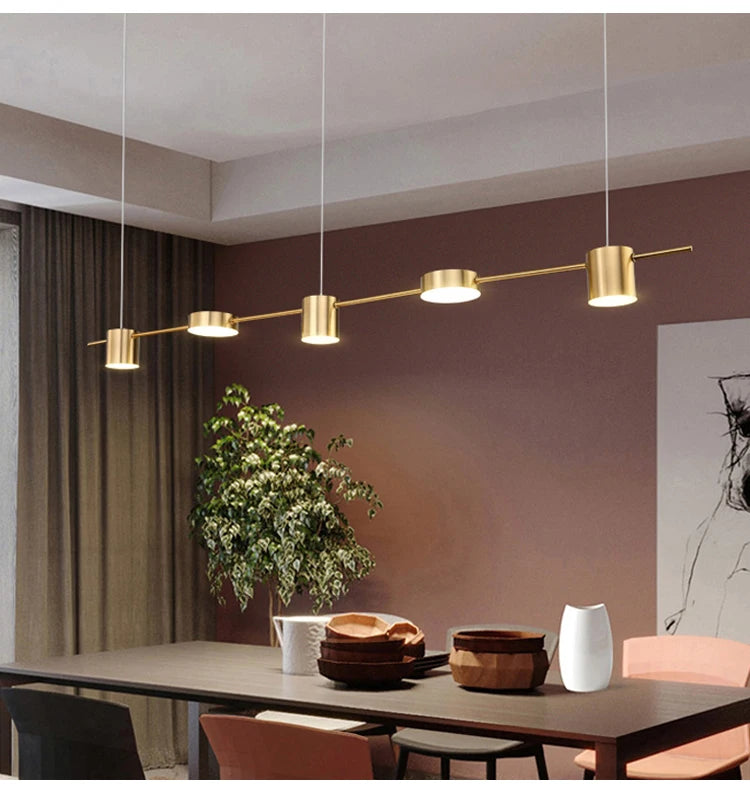Sleek & Artistic Iron Art Chandelier for Dining & Study Rooms