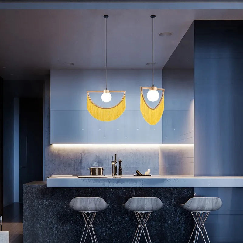 Handmade Boho Pendant Light for Bedrooms & Living Spaces