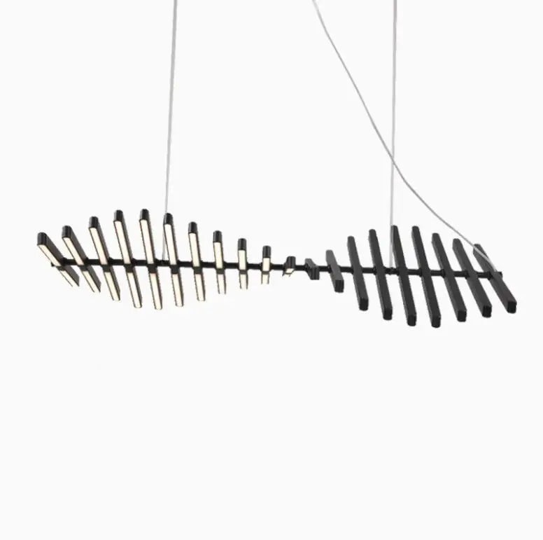 Modern Black/White LED Chandeliers Perfect for Offices & Living Rooms