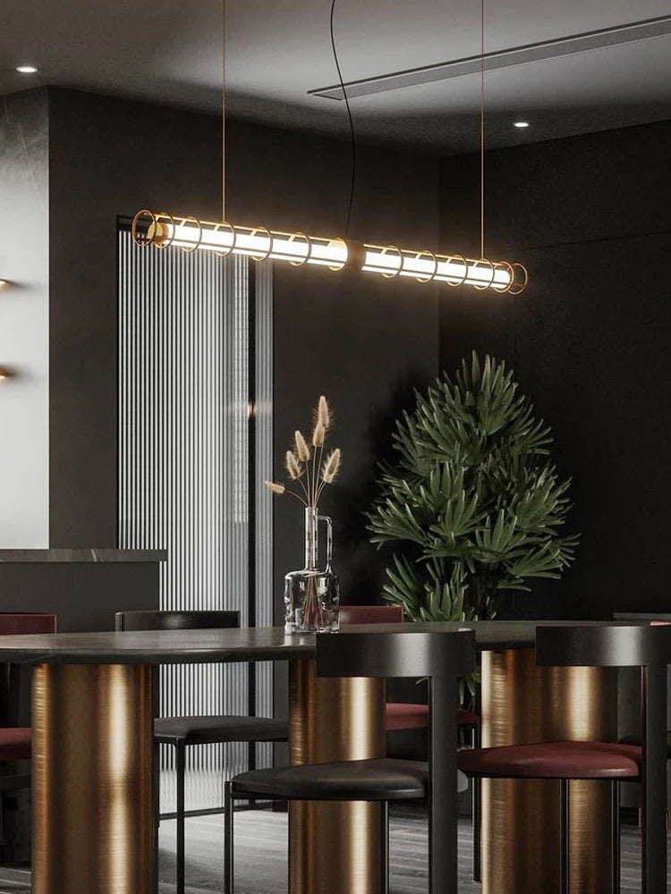 Stylish Hanging glass bar counter lighting