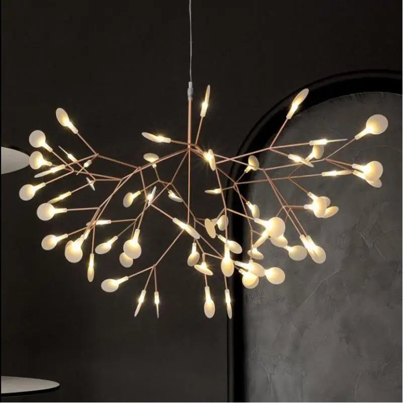 Leaf Lustre Firefly Ceiling Chandelier Light A Stunning Addition to Any Room