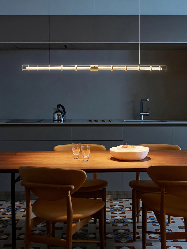 Stylish Hanging glass bar counter lighting
