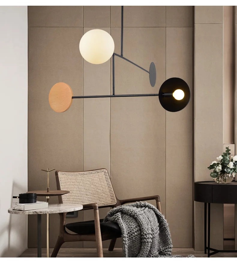 Stylish Black Hanging Light Perfect for Bedrooms & Dining Areas