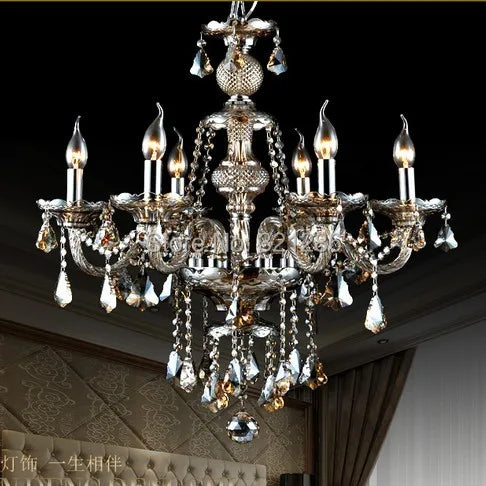 Stunning Large Crystal Chandelier Elevate Your Living Room Décor