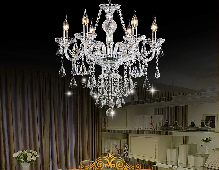 Stunning Large Crystal Chandelier Elevate Your Living Room Décor