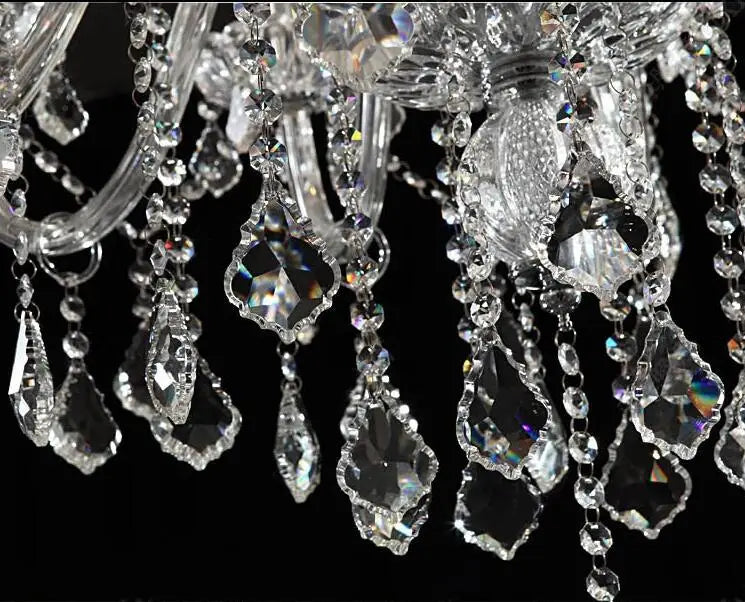 Stunning Large Crystal Chandelier Elevate Your Living Room Décor