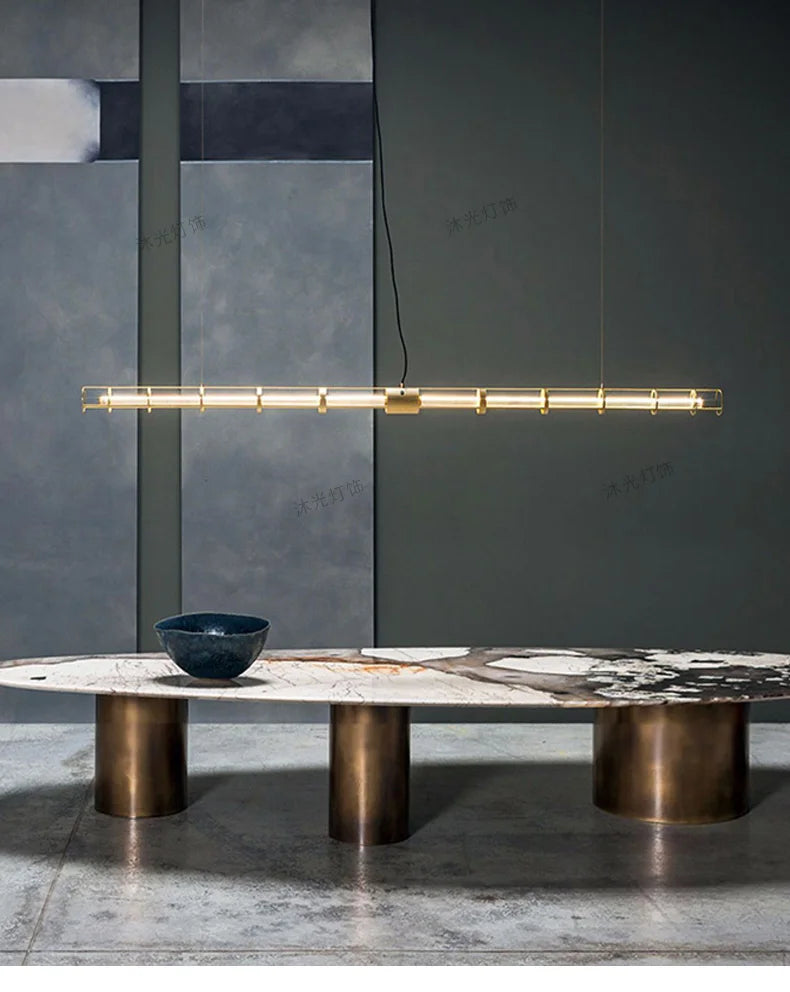 Stylish Hanging glass bar counter lighting