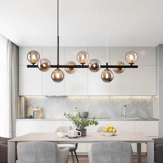 Stunning 11 Head Gold LED Pendant Light for Modern Spaces