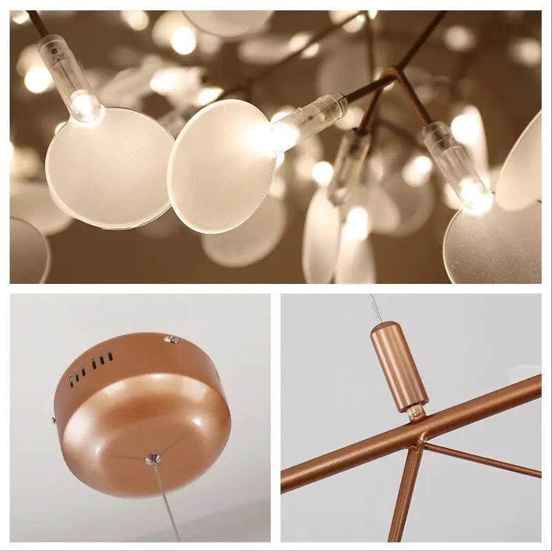 Leaf Lustre Firefly Ceiling Chandelier Light A Stunning Addition to Any Room