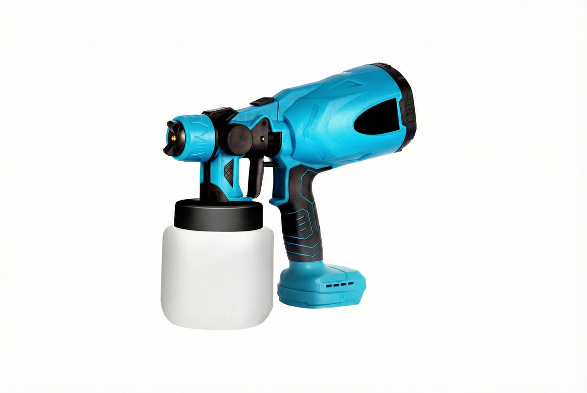 Heavy Duty Cordless Spray Gun HVLP Paint Sprayer for Steel, Wood & Cars