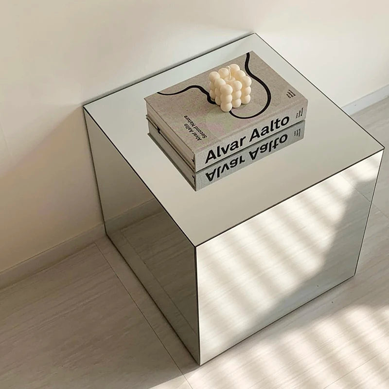Nordic Light Luxury Mirror Acrylic Living Room Coffee Table