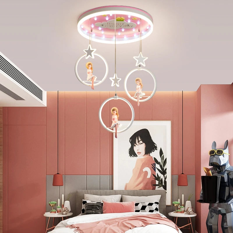 Beautiful Chandelier For Girls Room or Any Space Decor