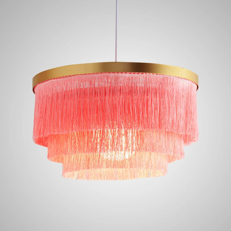 Dreamy Cotton Thread Chandelier Perfect for Weddings & Elegant Indoor Spaces