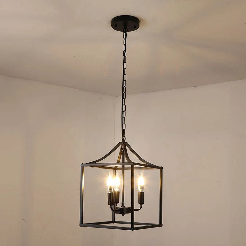 American Retro Industrial Farmhouse Chandelier for Bars, Kitchens & Dining Tables