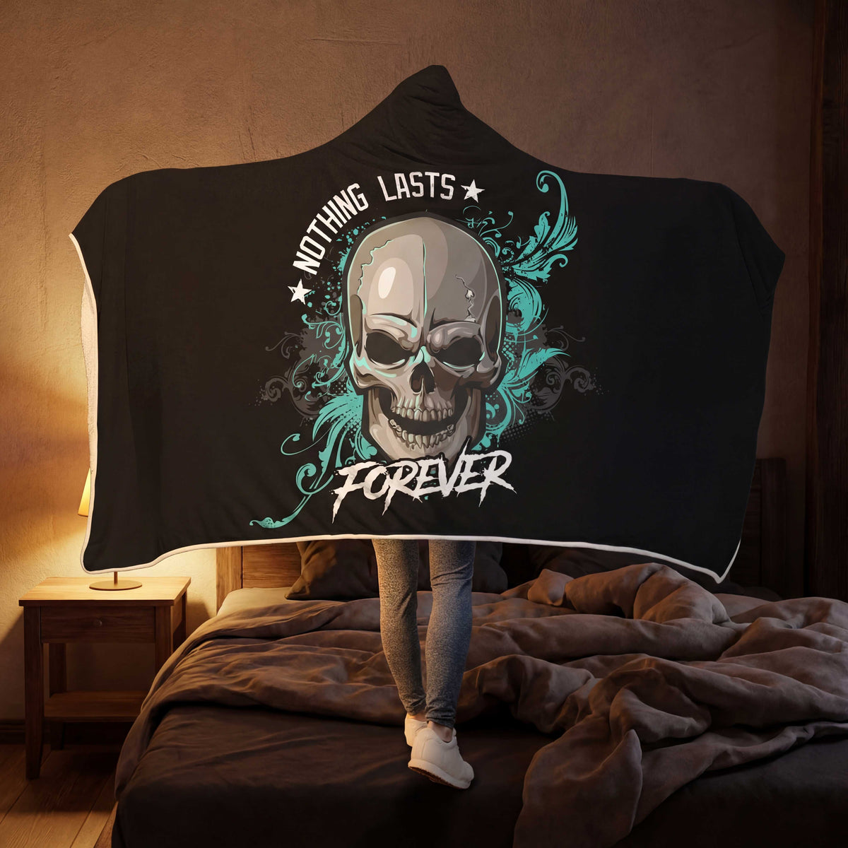 Nothing Lasts Forever Hooded Blanket