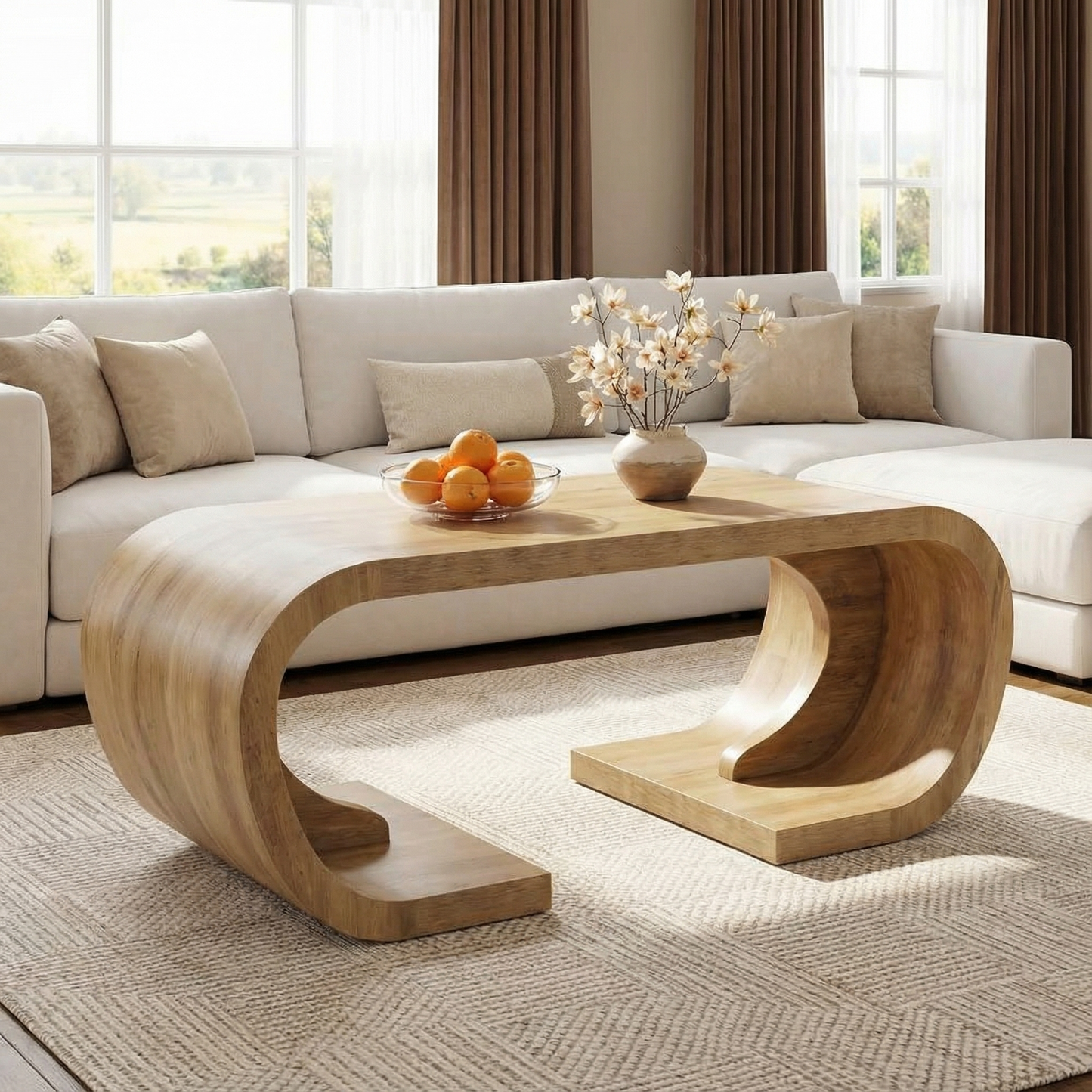 Premium Farmhouse Coffee Table for Living Room