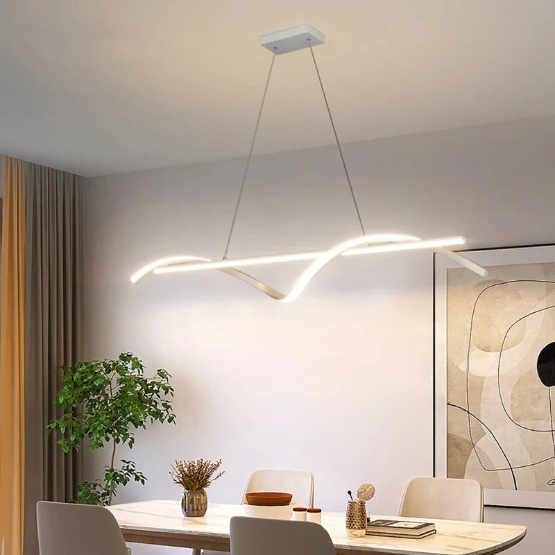 Luxury Ultra Modern LED Pendant Light Perfect for Dining & Kitchen Spaces