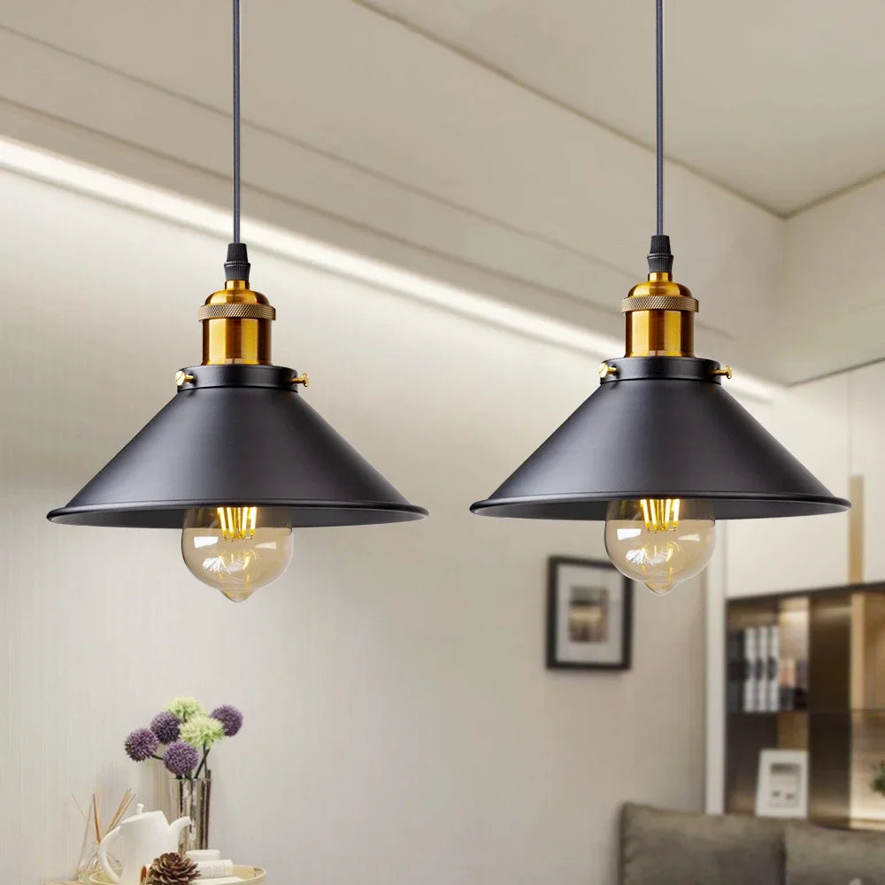 Vintage Iron Hanging Lamp for Any Space