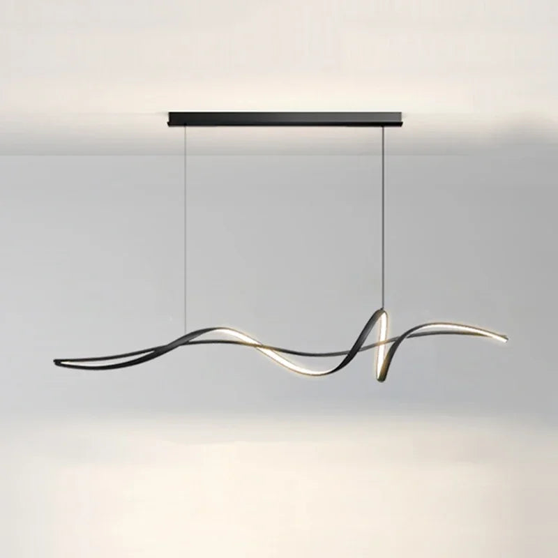 Sleek Nordic LED Pendant Light for Modern Dining & Office Decor