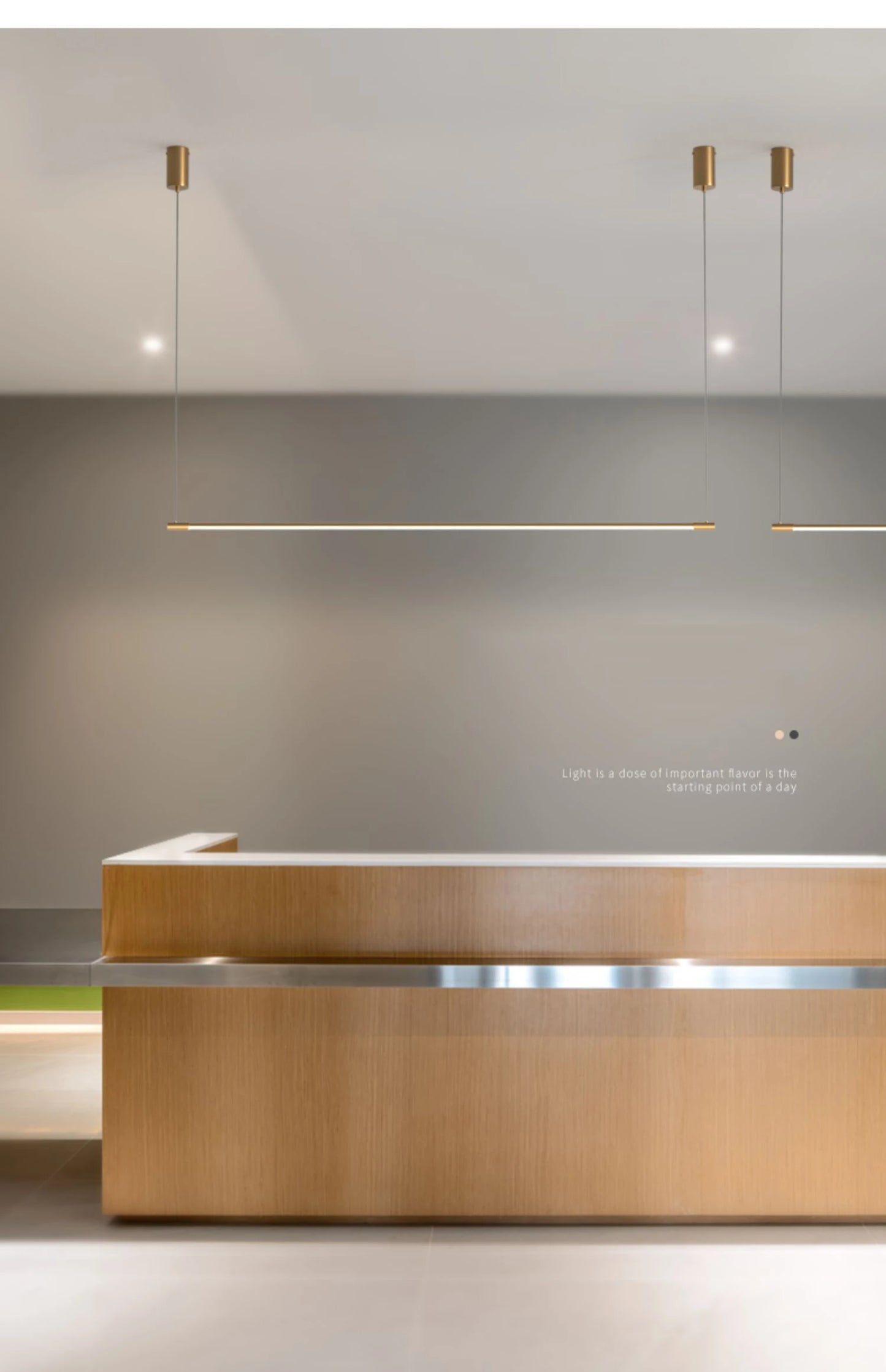 Strip LED Pendant Light Perfect for Restaurants & Offices
