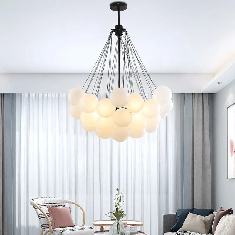 Sleek Black Gold Glass Pendant Lighting