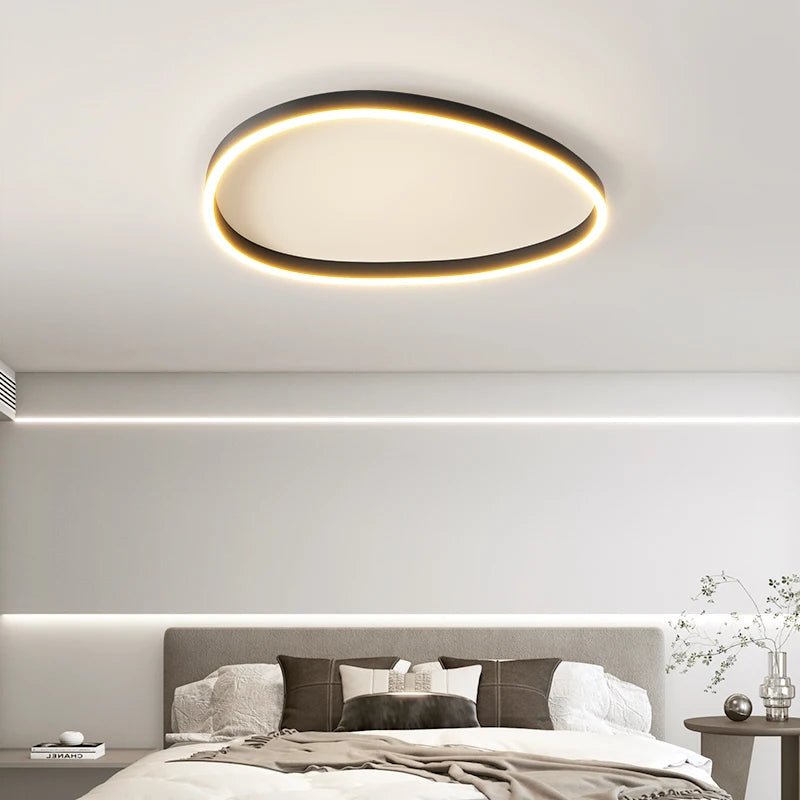 Stylish LED Ring Chandelier Pendant for Bedroom & Living Room
