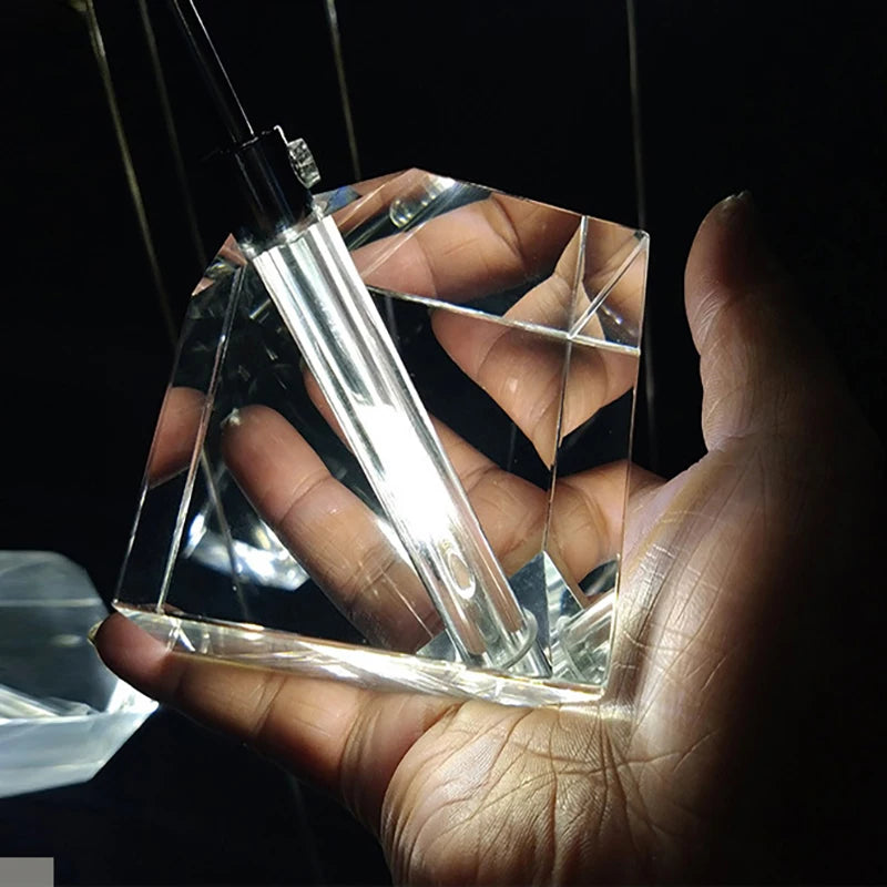 LED Square Crystal Chandelier for Hotels, Restaurants, and Staircases