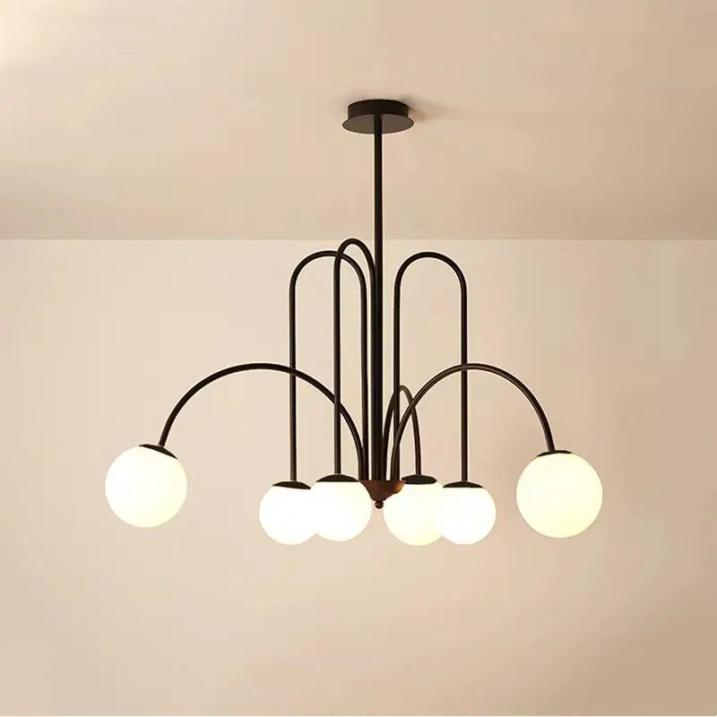 Magic Beans Glass Ball Chandelier for Kitchen, Dining & Living Rooms