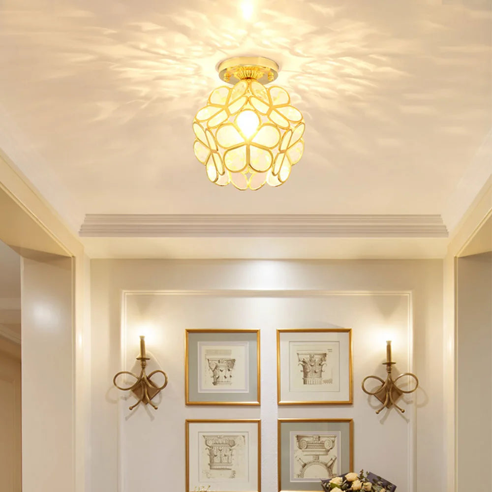 Acrylic Petal Ceiling Lamp Stylish Nordic Lighting for living room and interior decor