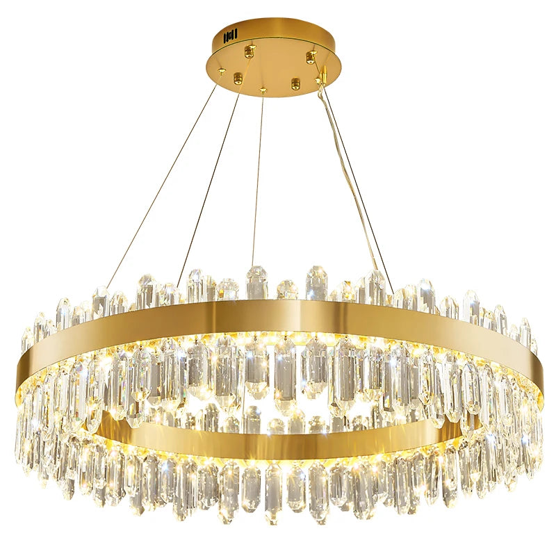 Sparkling Crystal Chandelier for Living Rooms, Dining Areas & More