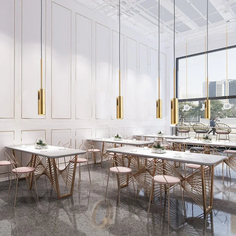 Sleek Hanging Spotlight Chandelier for Modern Homes & Restaurants