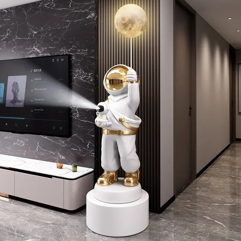 Luxury Astronaut Resin Statue for Your Living Room