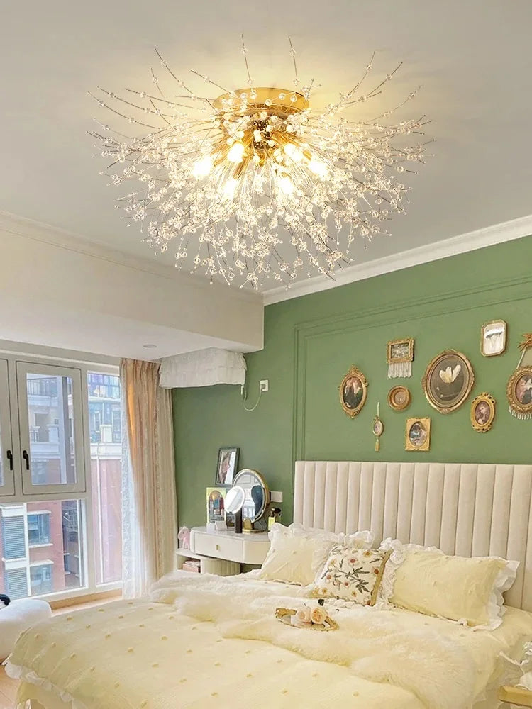 Dandelion Crystal Chandelier Perfect for Dining & Bedrooms
