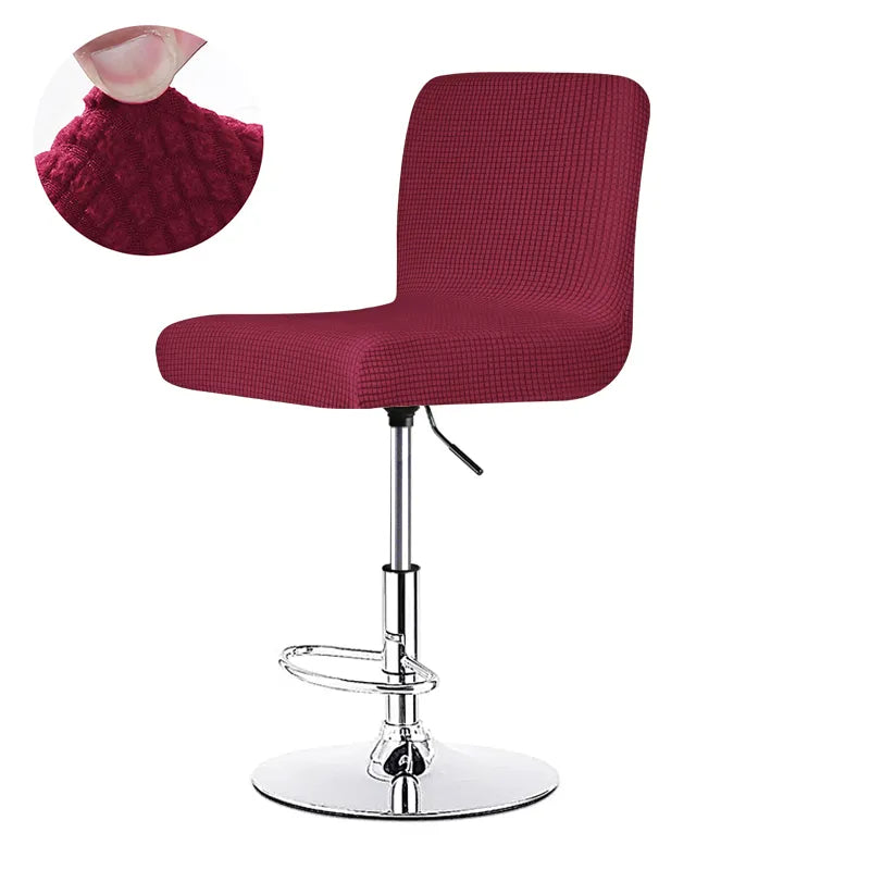 Jacquard Fabric Bar Magic Chair Cover