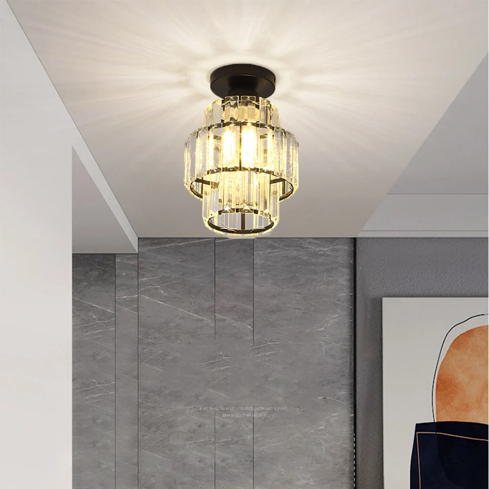 Crystal Corridor Ceiling Chandelier