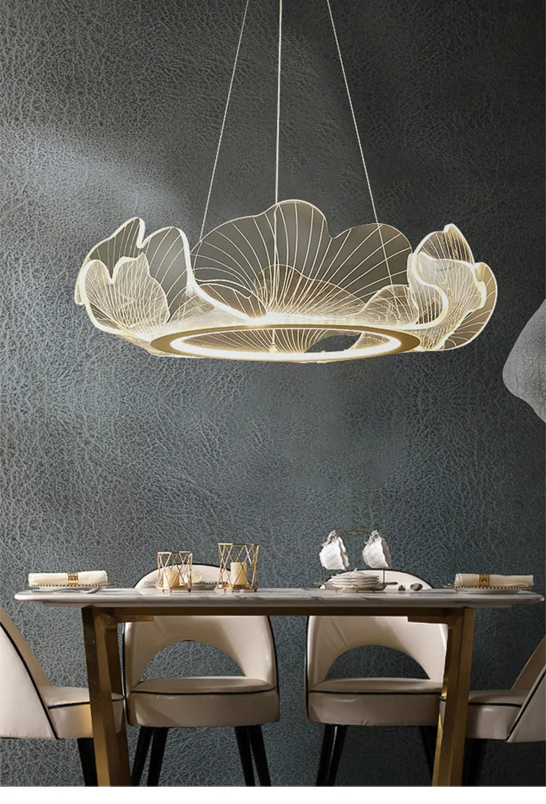 Gorgeous Lotus Leaf Chandelier Elevate Your Home’s Aesthetic